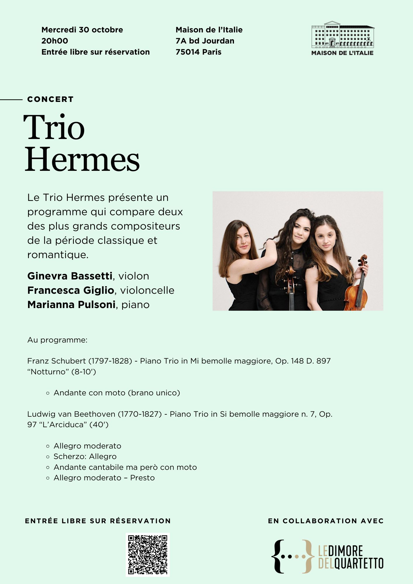 Trio Hermes en concert